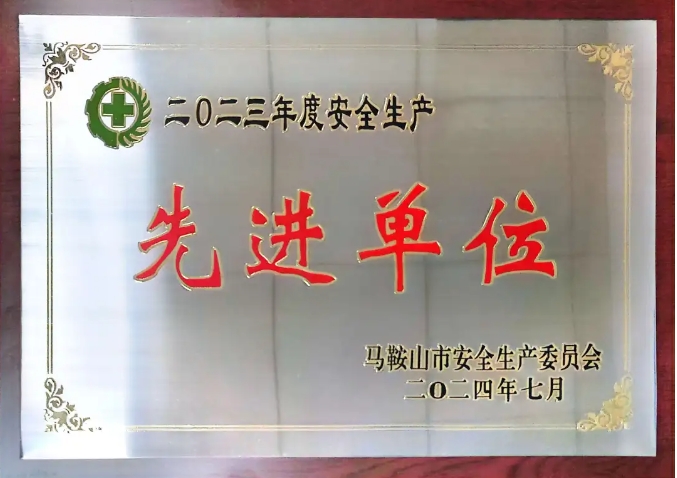 馬鞍山長客：當涂長客榮獲“馬鞍山市2023年度安全生產(chǎn)先進單位”